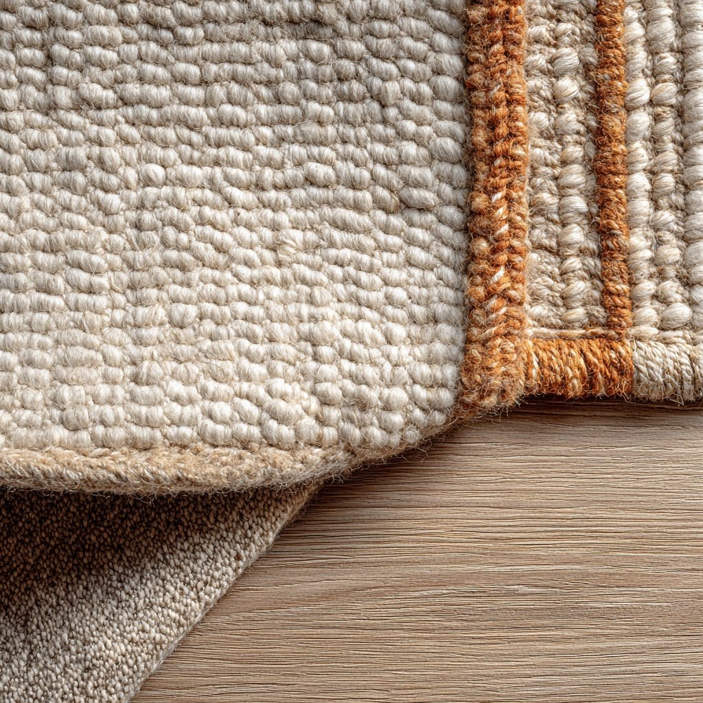 wool japandi rug