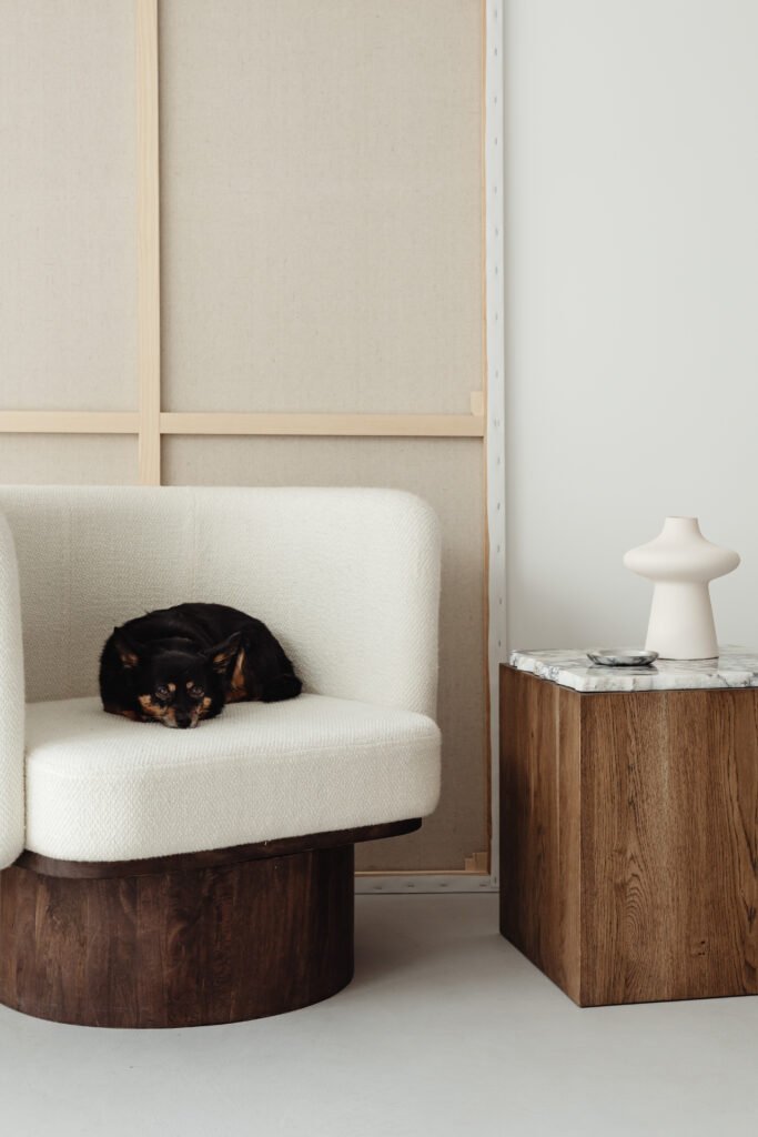 wabi sabi inspired lounge room