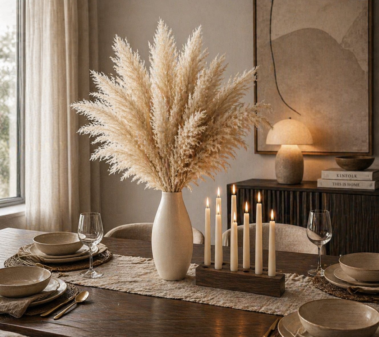 Beeswax Taper Candles Natural Unscented